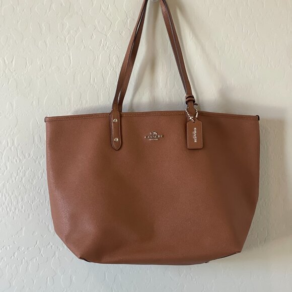 Coach Tan Large City Zip Tote - Cognac - Picture 3 of 9